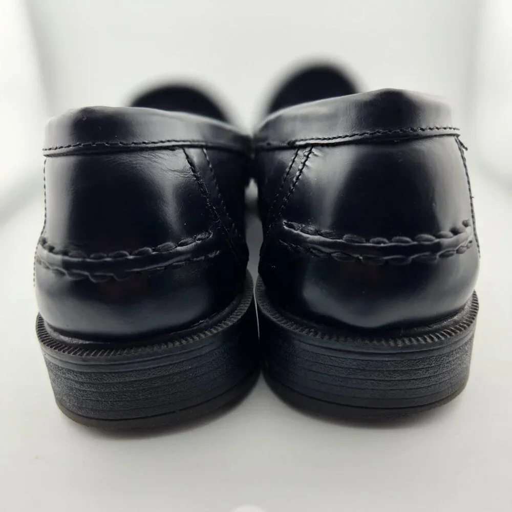 Nunn Bush Lincoln Penny Loafer Dress Shoes – Black Leather – Men’s Size 12M - Picture 4 of 13